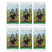 Collectible Magic The Gathering The Hobbit Play Booster Pack Lot - 6 Packs