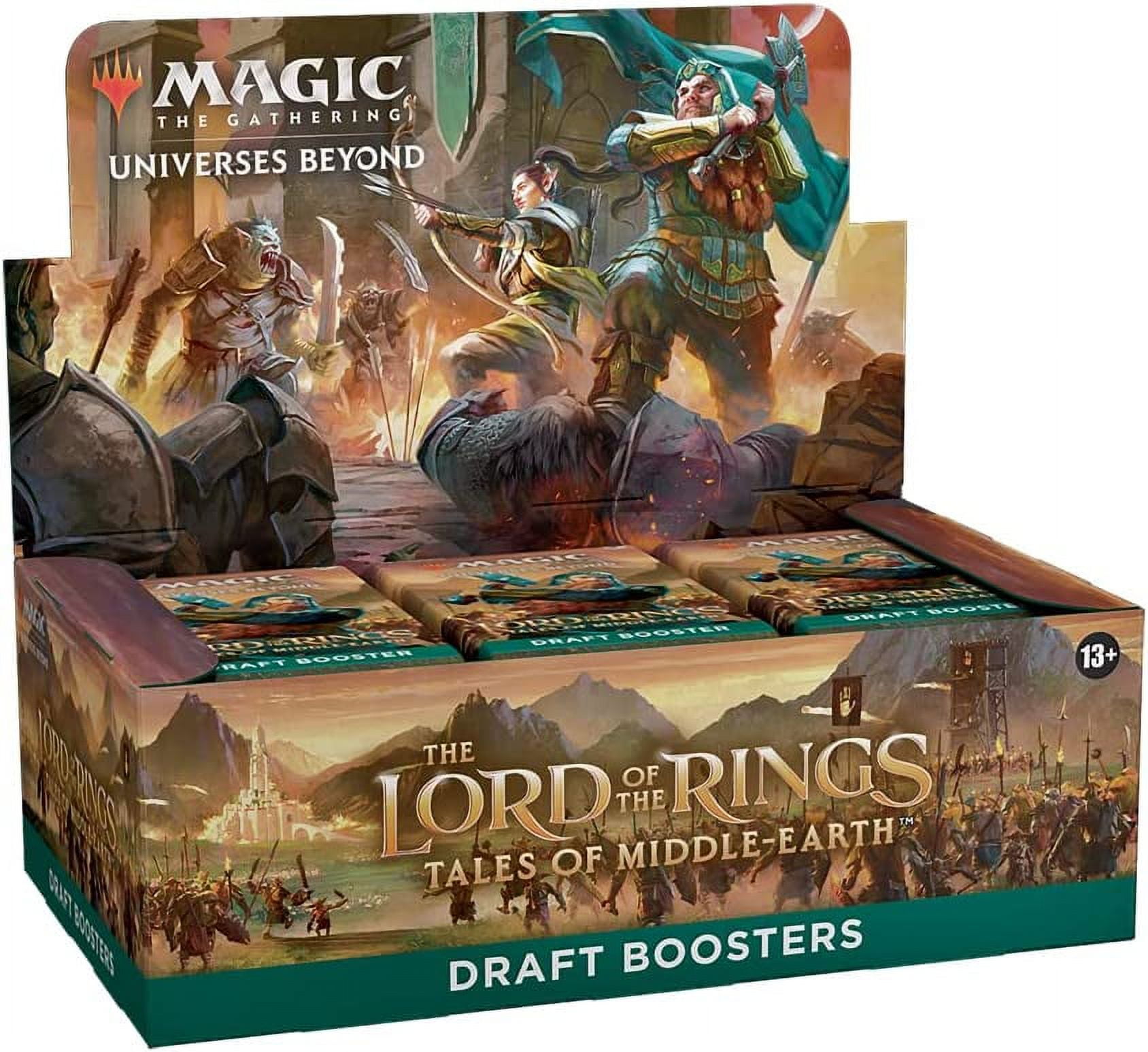  Magic: The Gathering The Lord of The Rings: Tales of  Middle-Earth Gift Bundle - 8 Set Boosters, 1 Collector Booster +  Accessories : Toys & Games