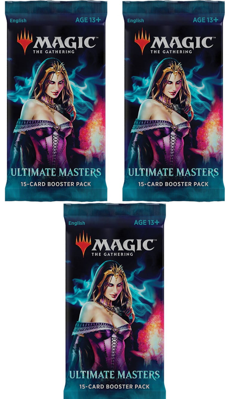 Magic The Gathering Ultimate Masters LOT of 3 Booster Packs