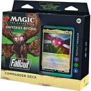 Magic The Gathering Fallout Commander Deck   Mutant Menace 100-Card Deck, 2-Card Collector Booster Sample Pack + Accessories