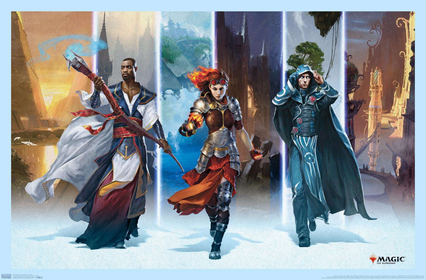 Magic: The Gathering - Worlds Wall Poster, 14.725" x 22.375"