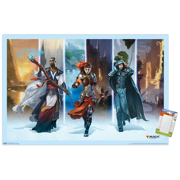 Magic: The Gathering - Worlds Wall Poster, 14.725" x 22.375"