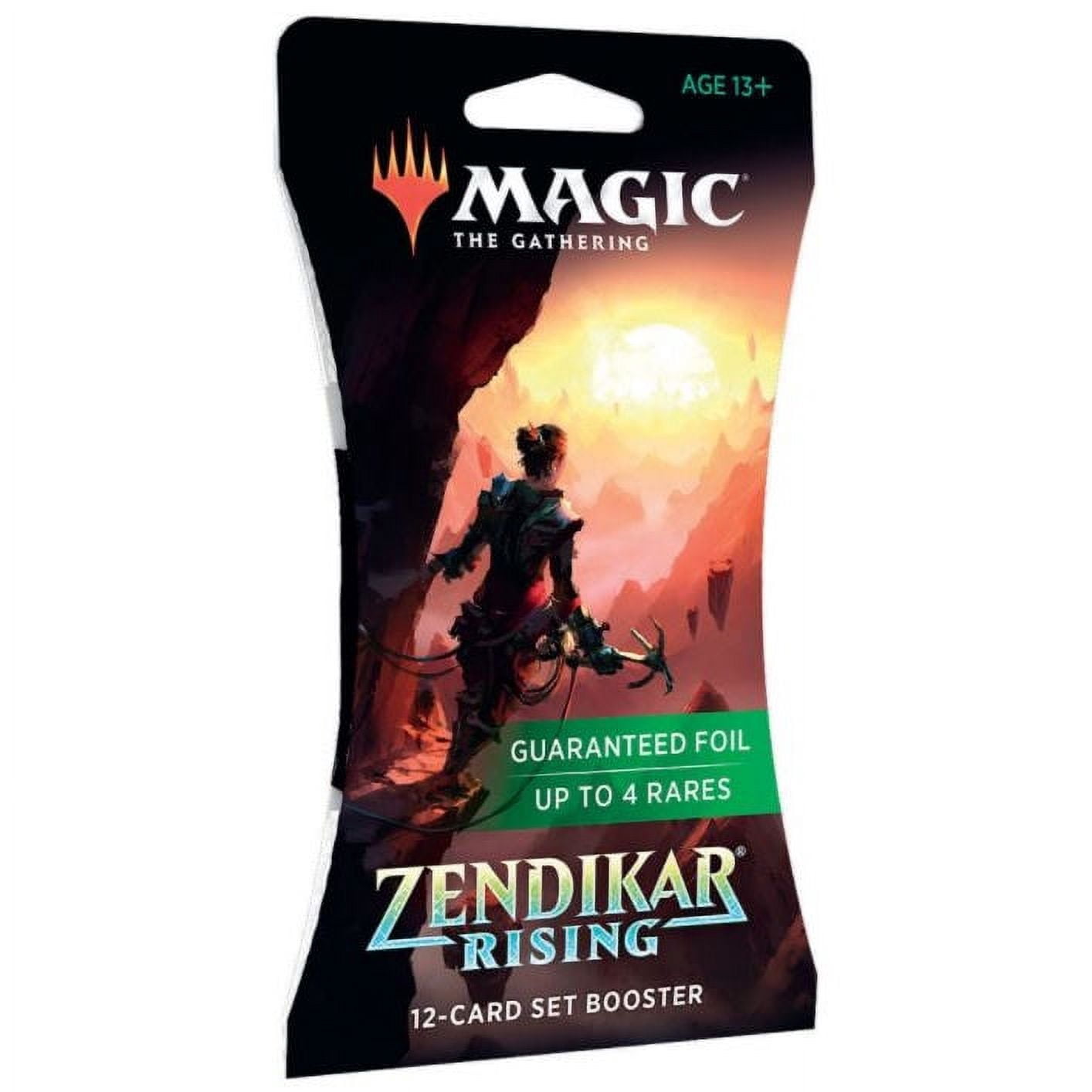 mtg zendikar rising set booster box Magic: The Gathering Zendikar Rising Bundle | 10 Draft Booster Packs (150  Cards) | Foil Lands | Accessories : Toys & Games main image 1