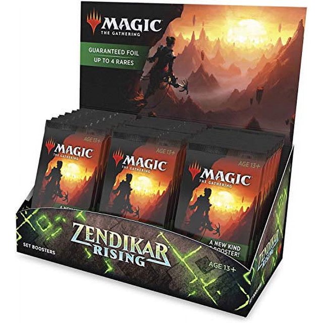 Magic The Gathering Zendikar Rising Set Booster (30 Packs & 1 Box Topper)