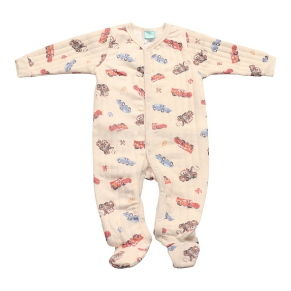 Disney Baby Boys Quilted Footed Coveralls – Toy Story, Cars, Winnie the Pooh & Spiderman Infant (0/3M–6/9M)