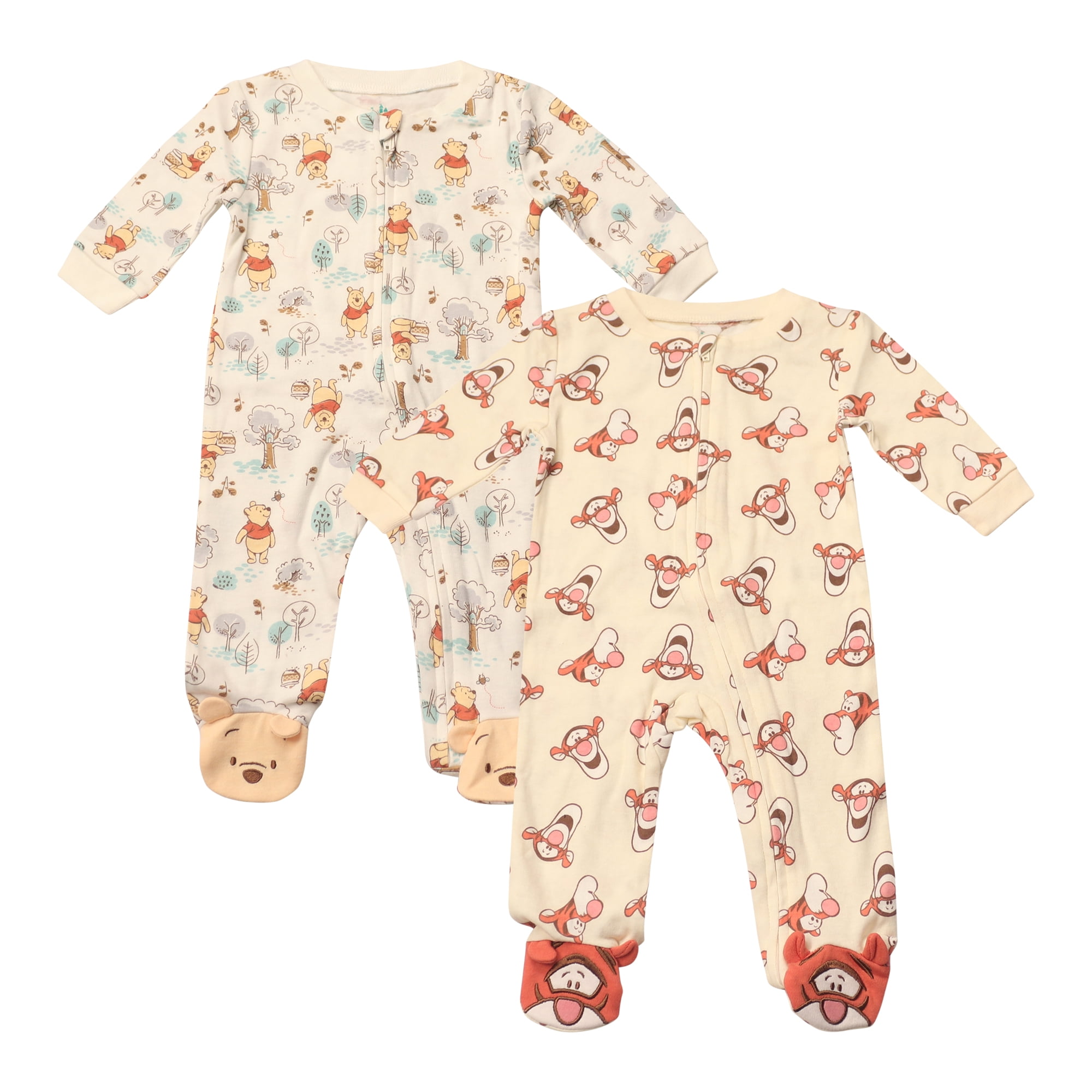 Magic Threadz Disney Clothes Baby Boys 2-Pack Quilted Footed Coveralls ...