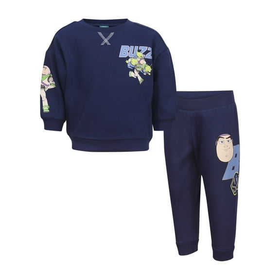 Disney Clothes Baby Boys 2-Piece Pant Set – Toy Story Buzz Sweatshirt & Jogger Outfit Infant (0/3M–24M)