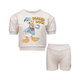 thumbnail image 1 of Disney Clothes Baby Boys Front Back 2-Piece Short Outfit Set – Includes Tee & Shorts – Mickey Mouse Gray 12M, 1 of 3