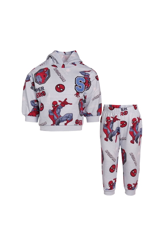 Clothes Baby Boys Pant Set – Fleece Pullover Hoodie & Jogger Pants Mickey Mouse, Toy Story & Spiderman (12M–24M)