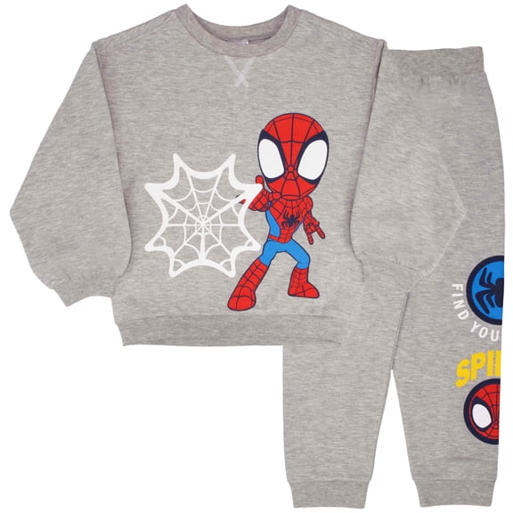 Disney Clothes Baby Boys Pant Set – Spiderman, Mickey Mouse, Spidey & Friends, Cars, Winnie the Pooh & Toy Story Outfit Set with Long Sleeve Top & Pants (12M–24M)