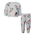 thumbnail image 1 of Disney Clothes Baby Boys Quilted Fleece Outfit Set Sweatshirt & Pants Mickey Mouse, Pooh, Toy Story, Lion King, Marvel & Star Wars (12M–24M), 1 of 7