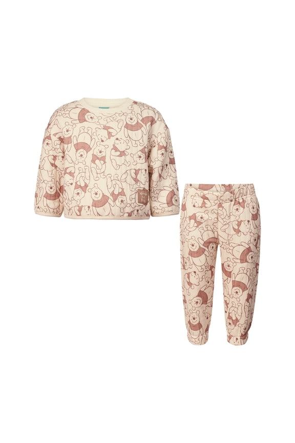 Clothes Baby Boys Quilted Fleece Outfit Set Sweatshirt & Pants Mickey Mouse, Pooh, Toy Story, Lion King, Marvel & Star Wars (12M–24M)