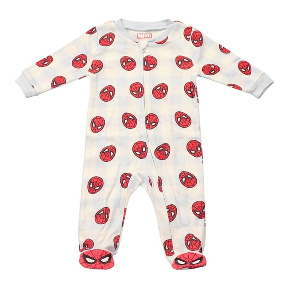 Disney Clothes Baby Boys Quilted Footed Coveralls – Spiderman (0/3M–6/9M)