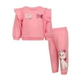 thumbnail image 1 of Disney Clothes Baby Girls Sweatshirt & Pants Set – Jessie, Winnie the Pooh, Marie, Lilo & Stitch, Minnie Mouse Outfit Set (12M–24M), 1 of 7