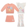 thumbnail image 1 of Disney Clothes Baby Girls 4-Piece Set – Minnie Mouse Pullover, Tee, Shorts & Pants (Orange/Tan) 12M, 1 of 3
