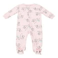 thumbnail image 1 of Disney Clothes Baby Girls Quilted Footie Coveralls Winnie the Pooh, Bambi and Marie Printed Onesie (0/3M-6/9M), 1 of 5