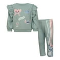 thumbnail image 1 of Disney Clothes Baby Girls Sweatshirt & Pants Set – Jessie, Winnie the Pooh, Marie, Lilo & Stitch, Minnie Mouse Outfit Set (12M–24M), 1 of 7