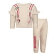 thumbnail image 1 of Disney Clothes Baby Girls Sweatshirt & Pants Set – Jessie, Winnie the Pooh, Marie, Lilo & Stitch, Minnie Mouse Outfit Set (12M–24M), 1 of 7