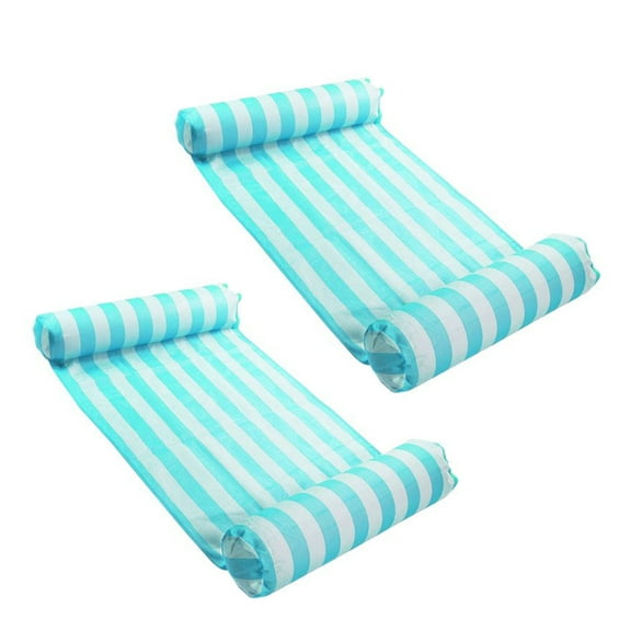 Magic Time International Inflatable Hammock Pool Float, Teal (2 Pack)