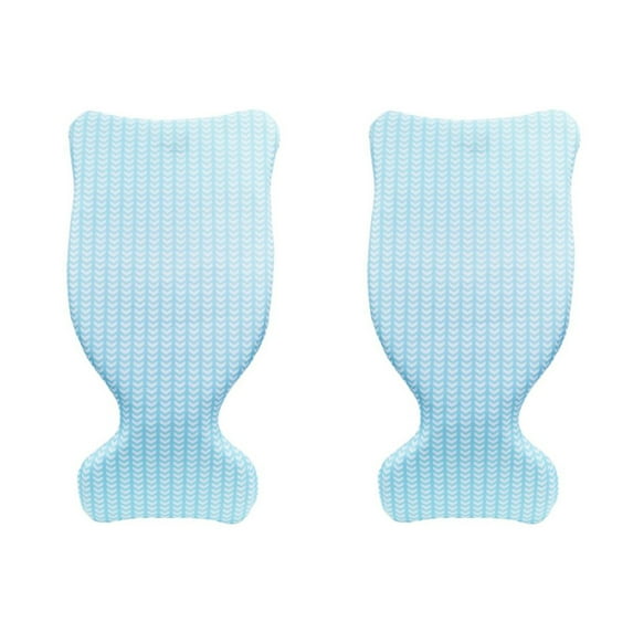Magic Time International Saddle Pool Float, Blue Chevron Pattern (2 Pack)
