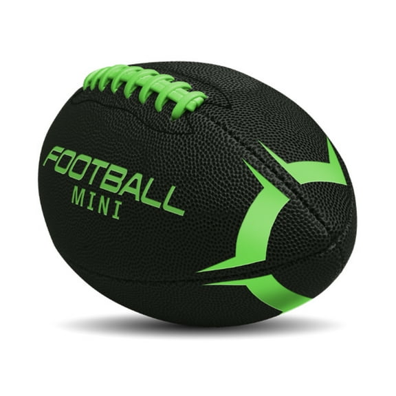 Magic Time Mini 6” Rubber Football, Toy Ball, Black, Kids Teen Adult, Unisex, New