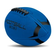 Magic Time Mini 6” Rubber Football, Toy Ball, Blue, Kids Teen Adult, Unisex, New