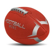 Magic Time Mini 6” Rubber Football, Toy Ball, Red, Kids Teen Adult, Unisex, New