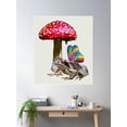 thumbnail image 1 of Magic Toad Under Toadstool By Beefoxtree Poster Wall Art, Modern Wall Decor For Living Room Bedroom, 16x24 UNFRAMED, 1 of 3