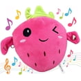 thumbnail image 1 of Magic Touch Interactive Music Plush Toy, Soft Baby Musical Sensory Toy with Sound, Educational Learning Multiplayer Interactive Play, Birthday for Toddler Kids (Pink Strawberry), 1 of 7