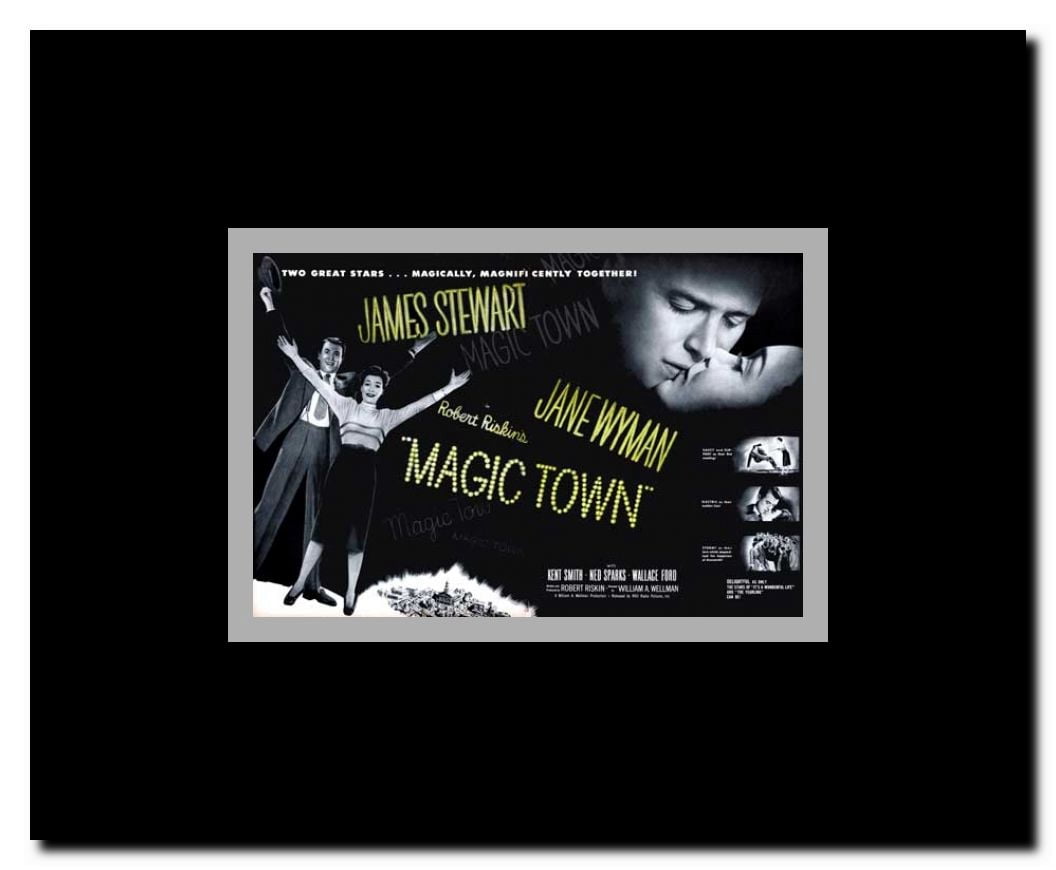 Magic Town Framed Movie Poster