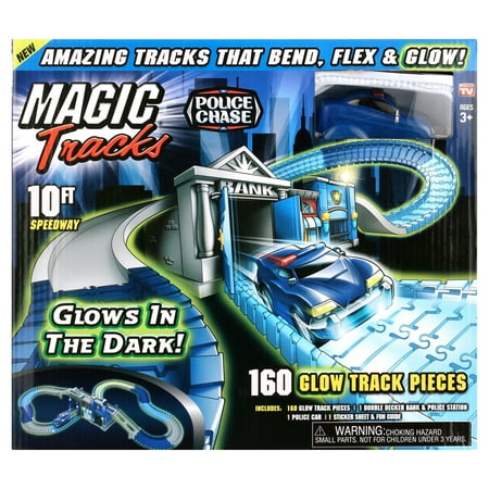 Magic Tracks Police Chase Vehicle Playset