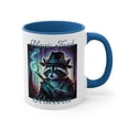 thumbnail image 1 of Magic Trash Raccoon Funny Raccoon gift for him her Accent Coffee Mug,11oz, 1 of 1