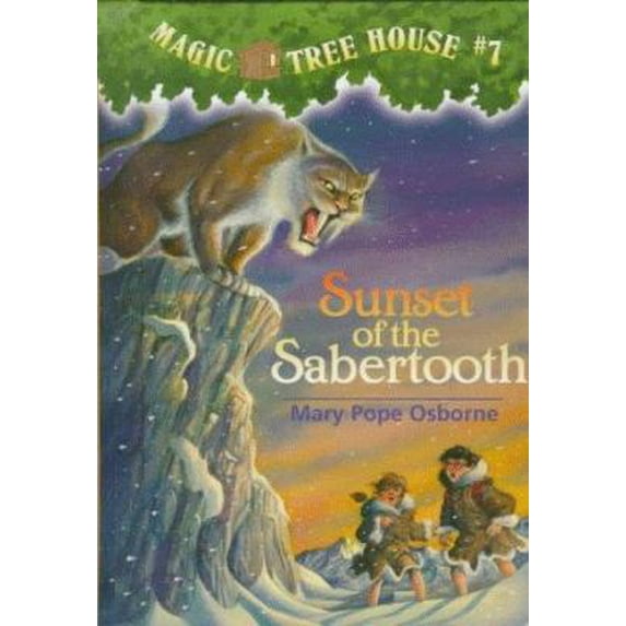 Pre-Owned Sunset of the Sabertooth (Magic Tree House) Hardcover