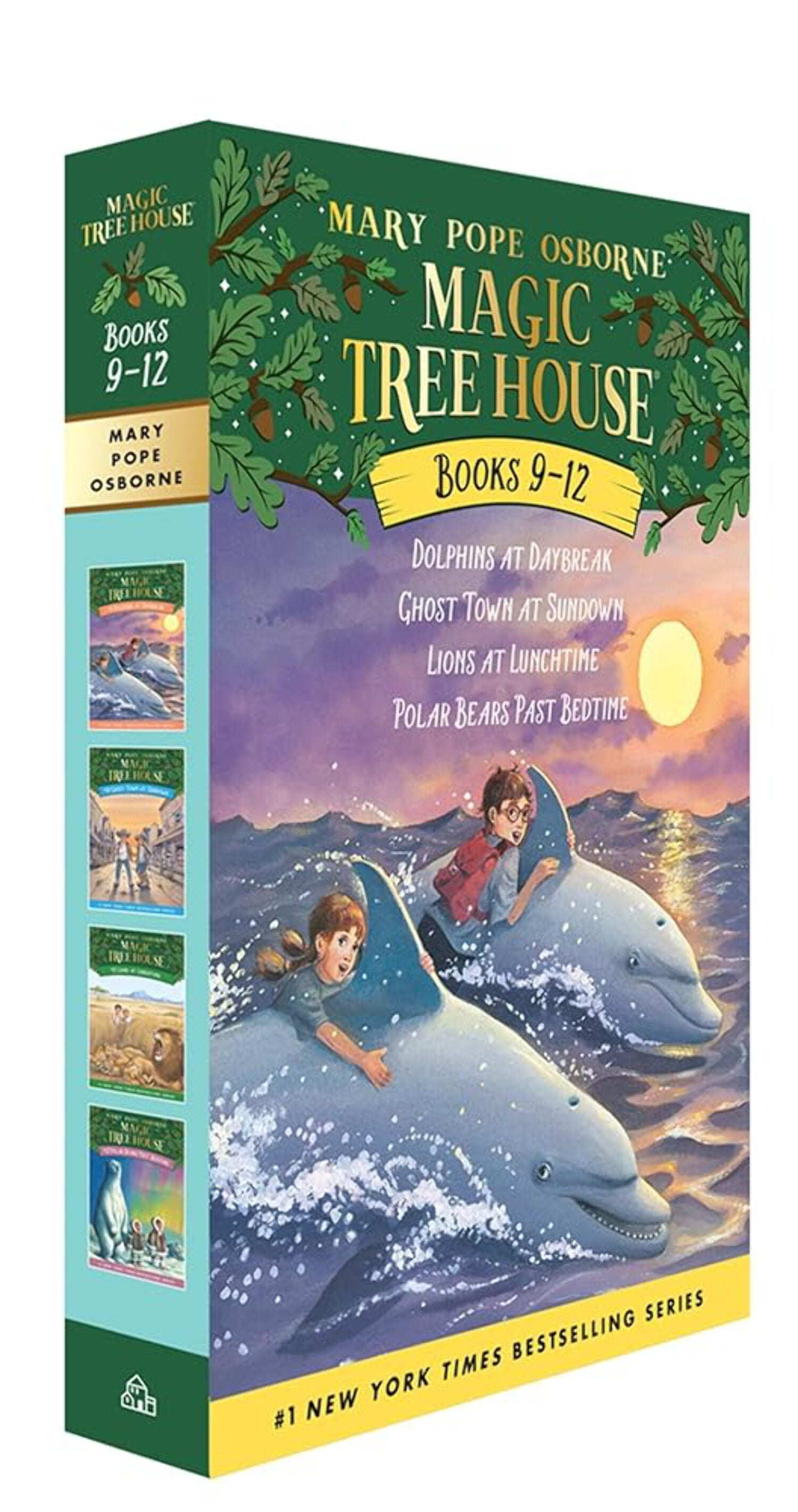 Magic Tree House Boxed Set, Books 9-12: Dolphins at Daybreak, Ghost ...