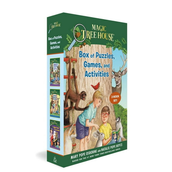 Magic Tree House Magic Tree House Box of Puzzles, Games, and Activities (3 Book Set), (Paperback)