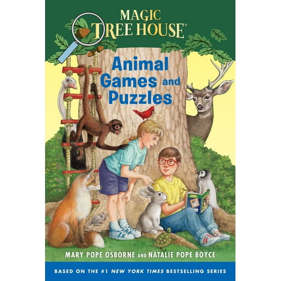 Magic Tree House (R): Animal Games and Puzzles (Paperback)