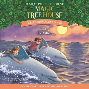 Magic Tree House Magic Tree House Collection: Books 9-16: #9: Dolphins at Daybreak; #10: Ghost Town; #11: Lions; #12: Polar Bears Past Be, (Audiobook)