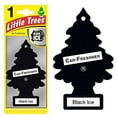 thumbnail image 1 of Magic Tree Little Trees Car Home Air Freshener Freshner Smell Fragrance Aroma Scent - BLACK ICE (48 Pack), 1 of 1