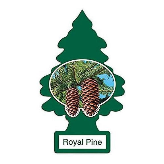 Magic Tree Little Trees Car Home Air Freshener Freshner Smell Fragrance Aroma Scent - ROYAL PINE (120 Pack)