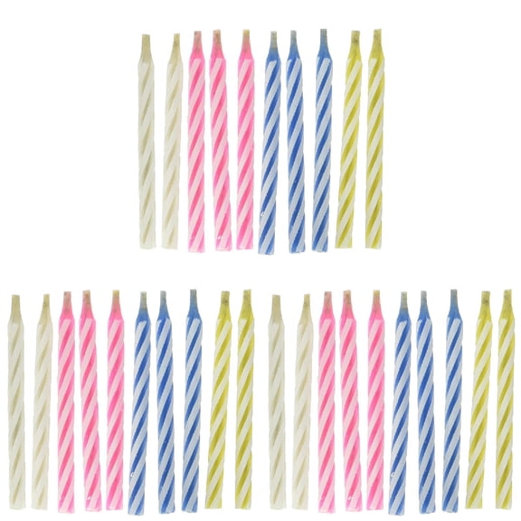 Magic Trick Relighting Birthday Candle 10 Piece Party Joke Gift Kids Toy, 0.5cm*6.5cm, Red 3PCS