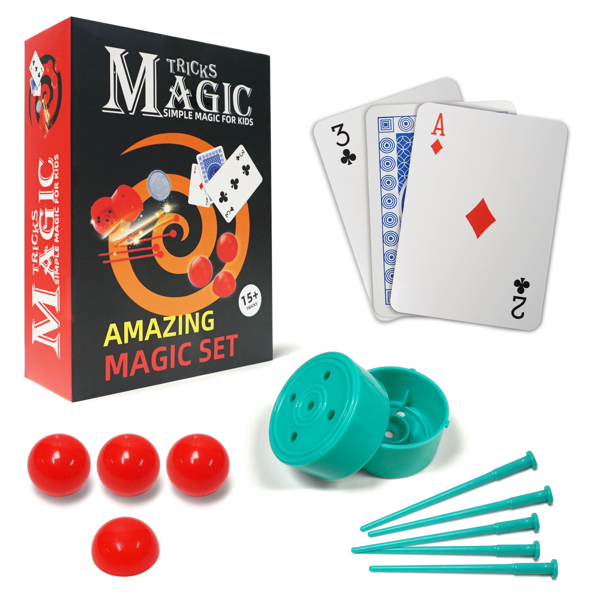 Magic Trick Toy, 3Pcs Magic Tricks for Kids, Magic Set with Manual