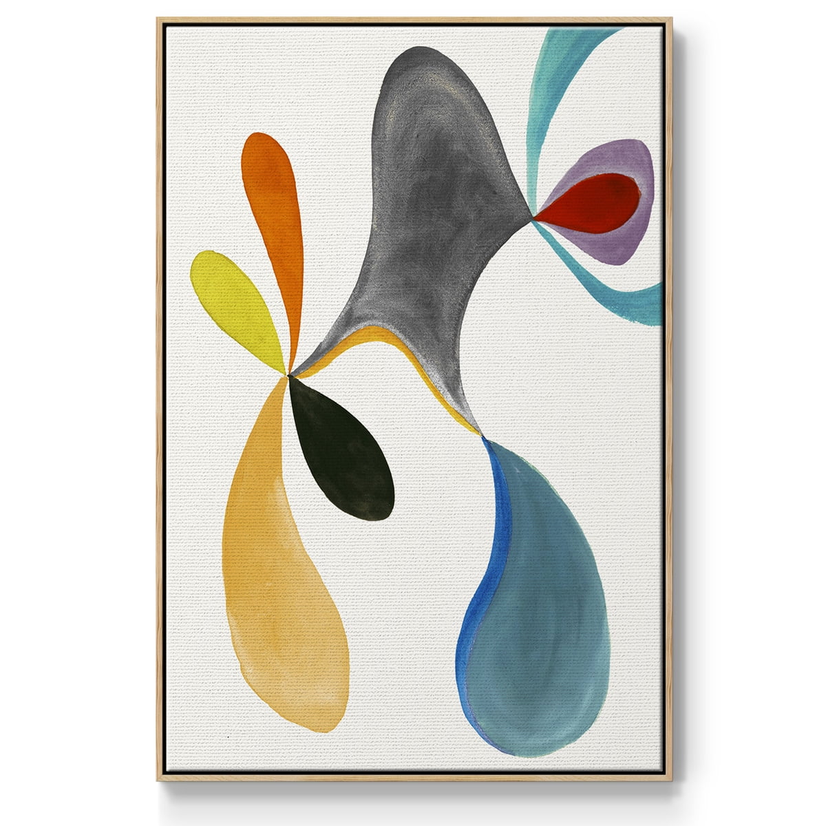 Magic Tricks I Framed Premium Gallery Wrapped Canvas - Ready to Hang - 25 x 37 - Natural Wood Floating Frame