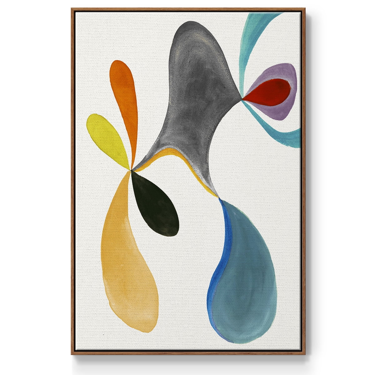 Magic Tricks I Framed Premium Gallery Wrapped Canvas - Ready to Hang - 27 x 41 - Walnut Floating Frame