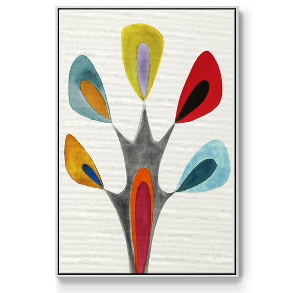 Magic Tricks II Framed Premium Gallery Wrapped Canvas - Ready to Hang - 17 x 25 - White Floating Frame