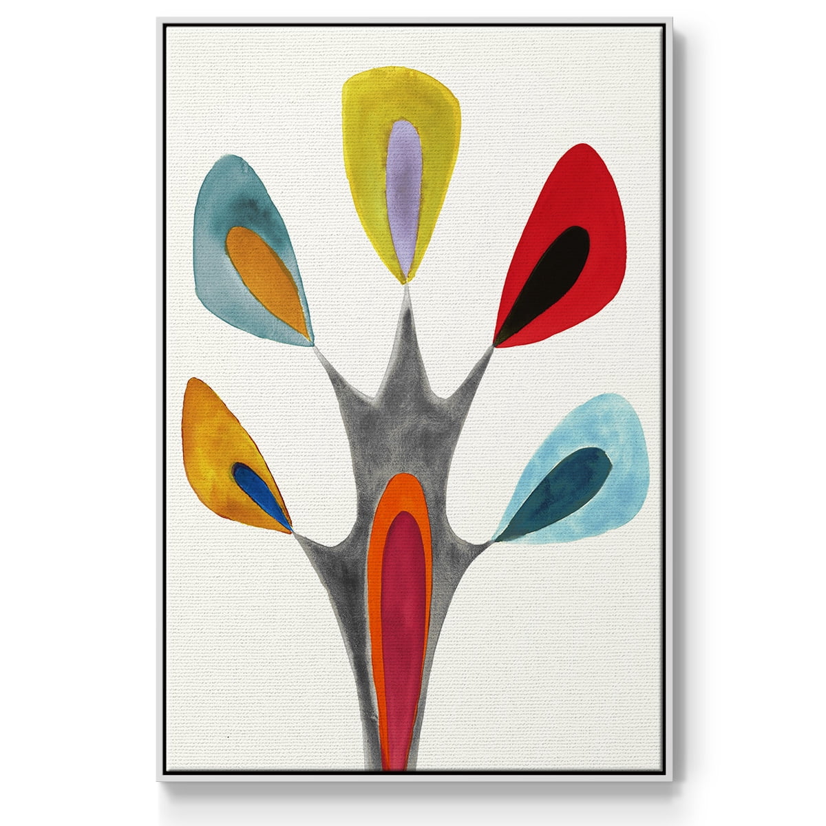 Magic Tricks II Framed Premium Gallery Wrapped Canvas - Ready to Hang - 25 x 37 - White Floating Frame