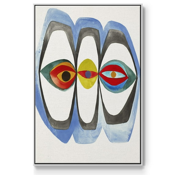 Magic Tricks IV Framed Premium Gallery Wrapped Canvas - Ready to Hang - 27 x 41 - White Floating Frame