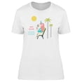 thumbnail image 1 of Magic Unicorn At The Beach T-Shirt Women -Image by Shutterstock, Female XX-Large, 1 of 2