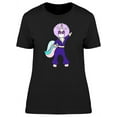 thumbnail image 1 of Magic Unicorn Disco Dancer T-Shirt Women -Image by Shutterstock, Female Medium, 1 of 2