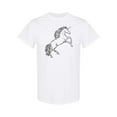 thumbnail image 1 of Magic Unicorn Engraving Design T-Shirt Men -Image by Shutterstock, Male x-Large, 1 of 4