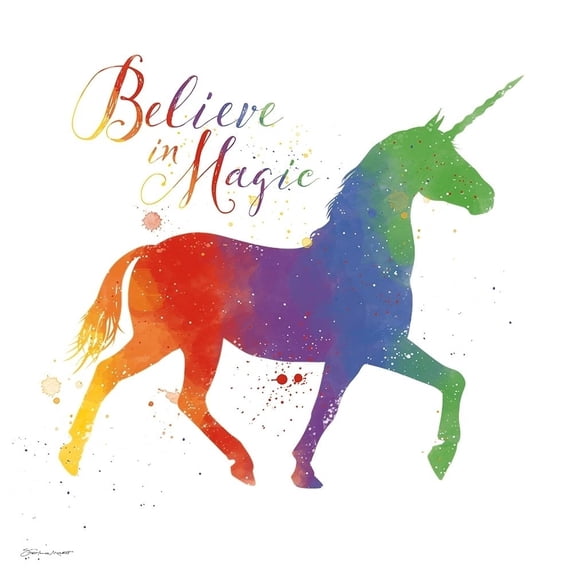 Magic Unicorn Poster Print by Stephanie Marrott